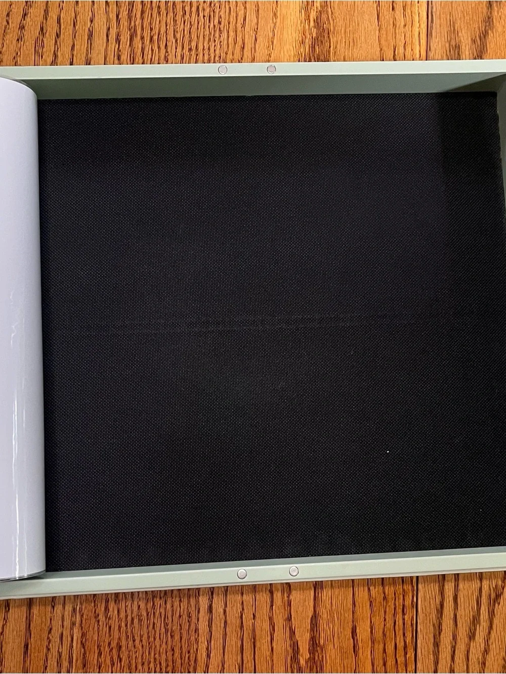 NWT! 2 Leatherette Box Photo & Scrapbook Albums + 1 pack Extra Pgs Cream 12”x12